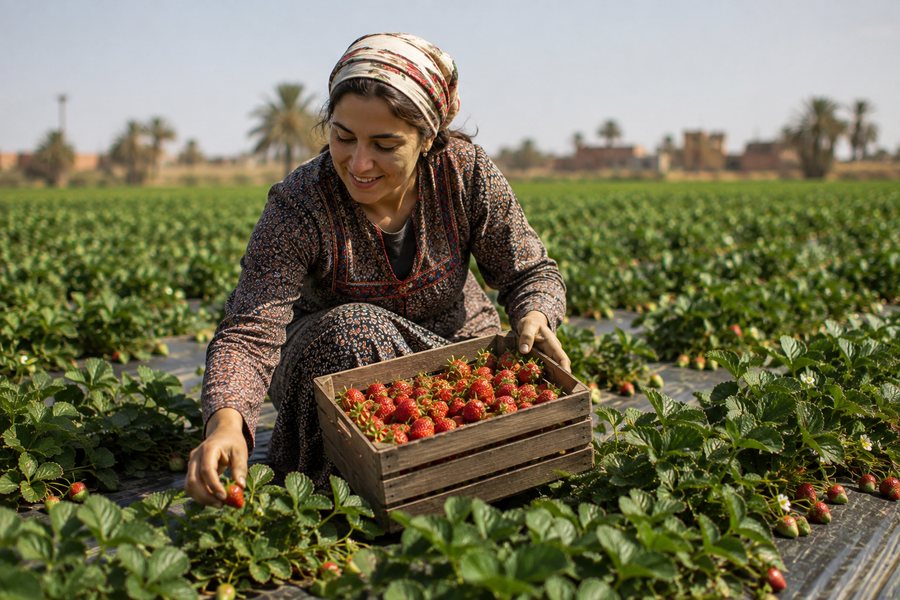 Fresh strawberries